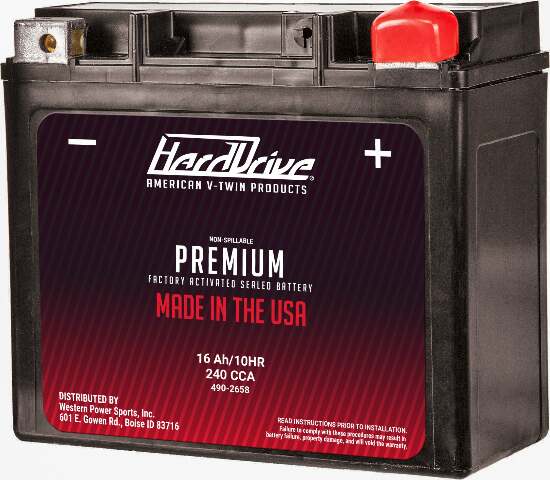HARDDRIVE GYZ16HL / YTX14L PREMIUM BATTERY HRDM716GH
