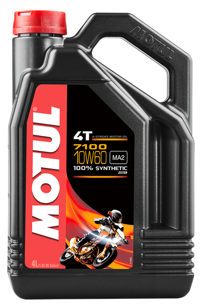 MOTUL 7100 SYNTHETIC OIL 10W60 4-LITER 104101