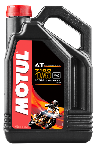 MOTUL 7100 SYNTHETIC OIL 10W60 4-LITER 104101