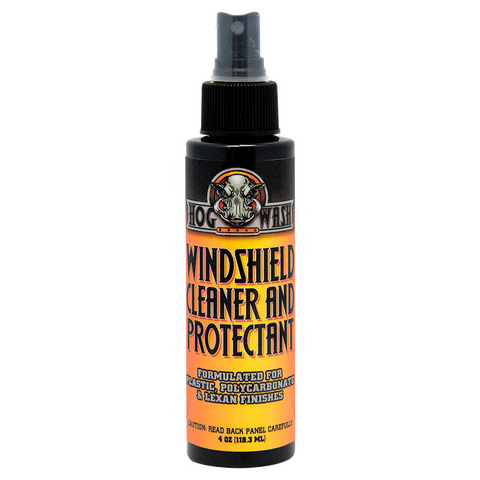 HOG WASH WINDSHIELD CLEANER AND PROTECTANT 4OZ HW0884