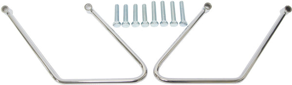 HARDDRIVE SADDLEBAG SUPPORTS CHROME TWO BOLT SOFTAIL 05-202