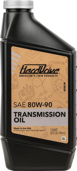 HARDDRIVE TRANSMISSION OIL 80W-90 1QT 198504