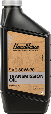HARDDRIVE TRANSMISSION OIL 80W-90 1QT 198504