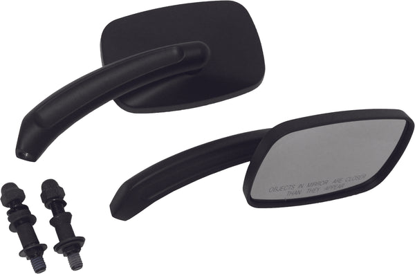 HARDDRIVE MIRRORS BLACK RECTANGLE BLACK 18-138