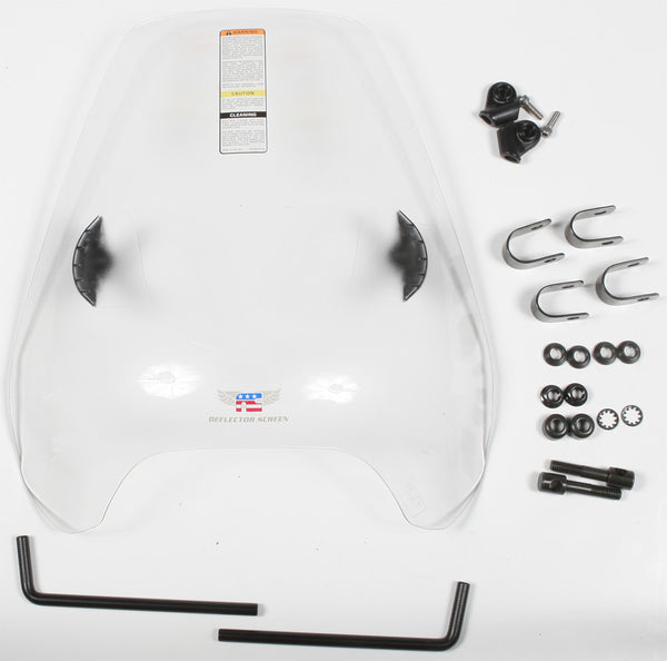 NATIONAL CYCLE DEFLECTOR SCREEN CLEAR 7/8