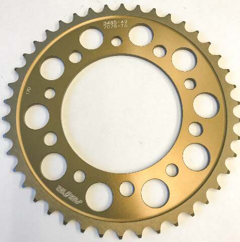 SUNSTAR REAR SPROCKET ALUMINUM 42T-520 YAM 5-348542