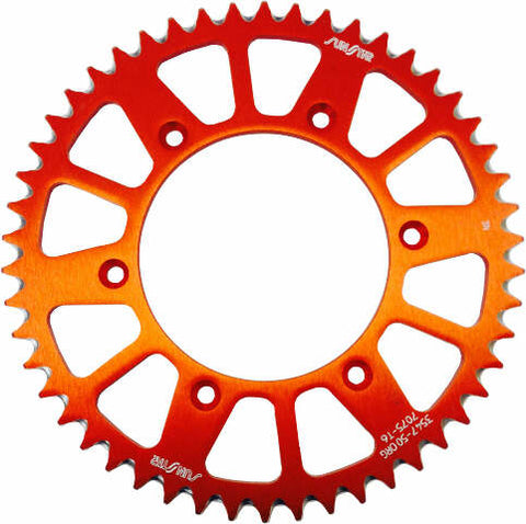 SUNSTAR REAR SPROCKET ALUMINUM 50T-520 ORG HUS/HUSQ/KTM 5-354750OR