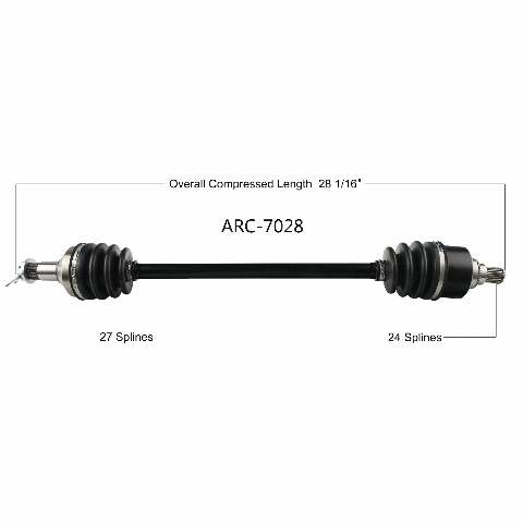 OPEN TRAIL OE 2.0 AXLE FRONT ARC-7028