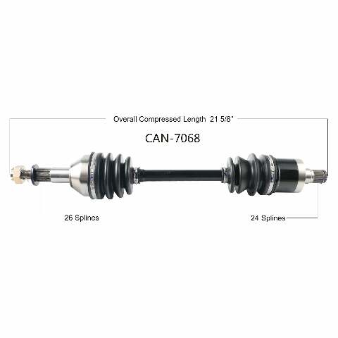 OPEN TRAIL OE 2.0 AXLE REAR LEFT CAN-7068