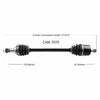 OPEN TRAIL OE 2.0 AXLE REAR RIGHT CAN-7070