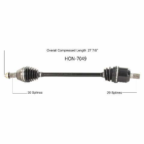 OPEN TRAIL OE 2.0 AXLE REAR HON HON-7049