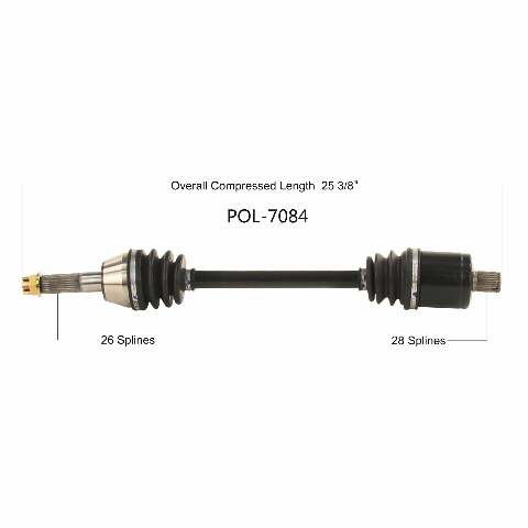 OPEN TRAIL OE 2.0 AXLE POL-7084