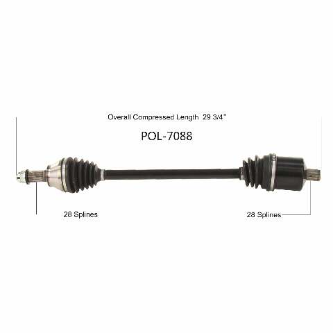 OPEN TRAIL OE 2.0 AXLE POL-7088