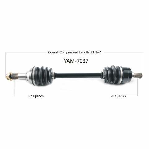 OPEN TRAIL OE 2.0 AXLE REAR YAM-7037