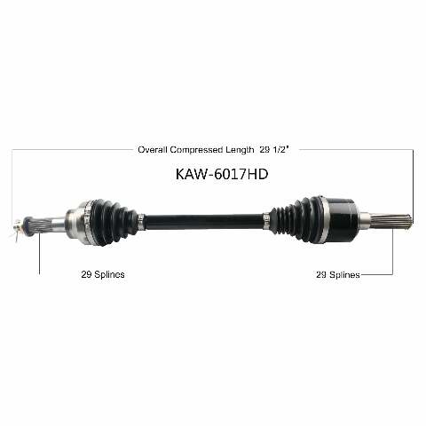 OPEN TRAIL HD 2.0 AXLE REAR RIGHT KAW-6017HD