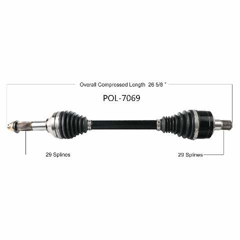 OPEN TRAIL HD 2.0 AXLE REAR KAW-6018HD