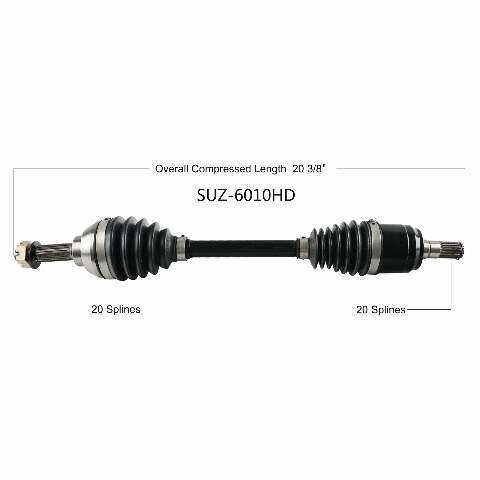 OPEN TRAIL HD 2.0 AXLE FRONT SUZ-6010HD