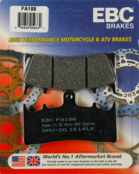 EBC BRAKE PADS FA188
