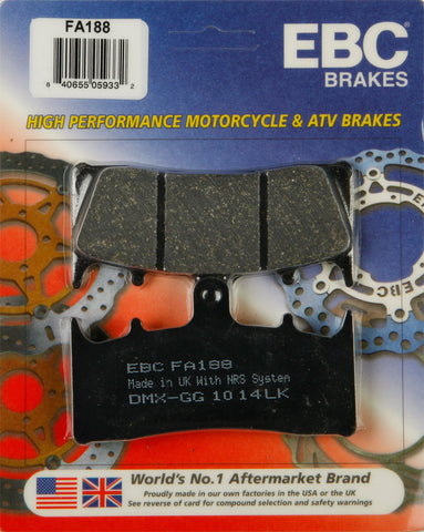 EBC BRAKE PADS FA188
