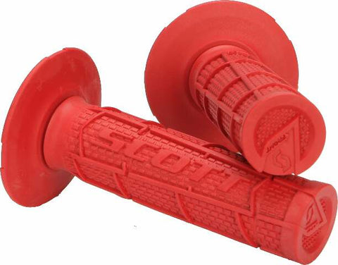 SCOTT RADIAL FULL WAFFLE GRIPS RED 7/8