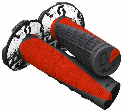 SCOTT DEUCE 2 GRIP BLACK/NEON RED 219627-4948