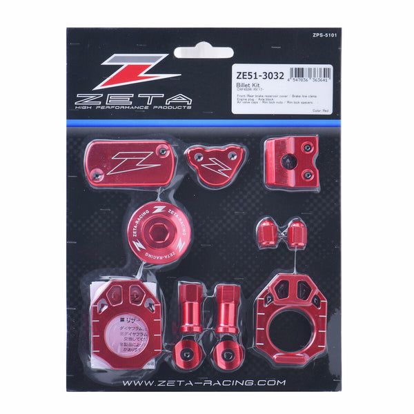 ZETA BILLET KIT HON RED ZE51-3032