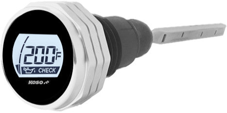 KOSO DIGITAL OIL DIPSTICK SILVER FITS 07-16 FLH/FLT BA053011