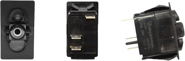 XTC POWER PRODUCTS DASH SWITCH BODY SINGLE ACC W/INCDSNT SW11-IN000000