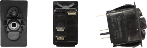 XTC POWER PRODUCTS DASH SWITCH BODY SINGLE ACC W/INCDSNT SW11-IN000000