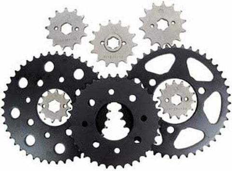 JT FRONT CS SPROCKET W/RUBBER 17T-525 APR/BMW/HUSQ JTF704.17RB