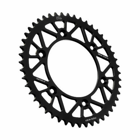 JT REAR RACELITE SPROCKET ALUM 48T-520 BLK BETA/HON JTA210.48BLK