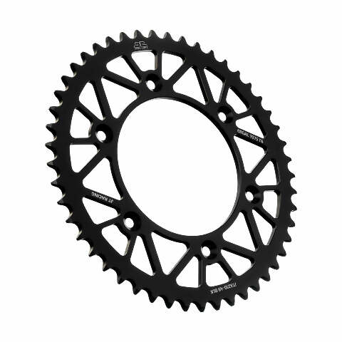 JT REAR RACELITE SPROCKET ALUM 49T-520 BLK BETA/HON JTA210.49BLK