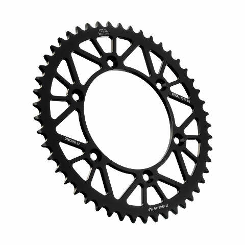 JT REAR RACELITE SPROCKET ALUM 49T-520 BLK KAW/SUZ JTA808.49BLK