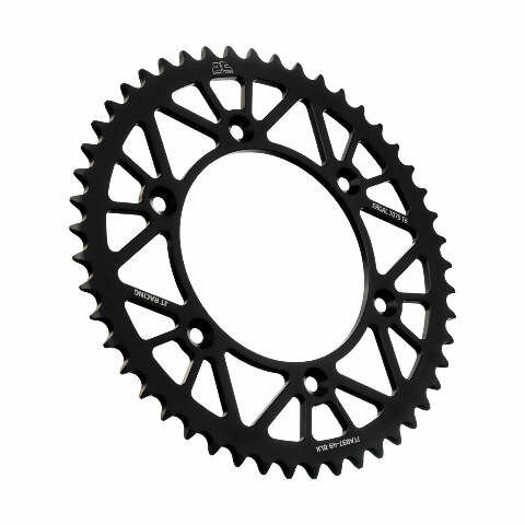 JT REAR RACELITE SPROCKET ALUM 49T-520 BLK HUS/HUSQ/KTM JTA897.49BLK