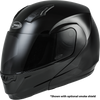 GMAX MD-04 MODULAR HELMET BLACK 3X G104029