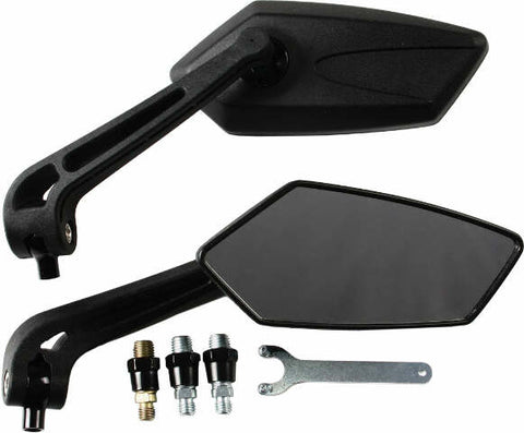 K&S GT STYLE COMPOSITE MIRRORS 17-1001