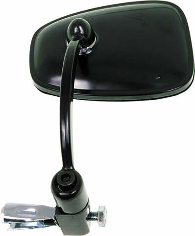 EMGO BAR END MIRROR MATTE BLACK 20-34010