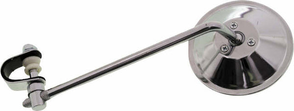 EMGO ROUND CLAMP-ON MIRROR SILVER 8