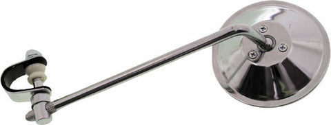EMGO ROUND CLAMP-ON MIRROR SILVER 4