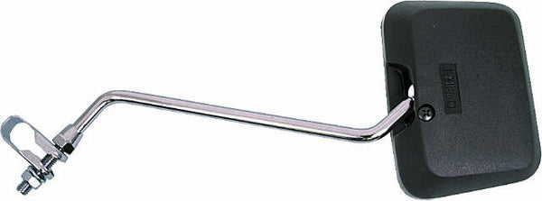 EMGO SQUARE CLAMP-ON MIRROR BLACK 10
