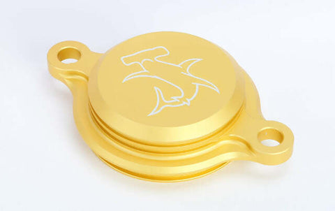 HAMMERHEAD OIL FILTER COVER YZ250/450F 10-15 GOLD 60-0221-00-50
