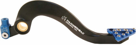 HAMMERHEAD FORGED ALUMINUM REAR BRAKE PEDAL BLACK/BLUE 12-0562-21-20