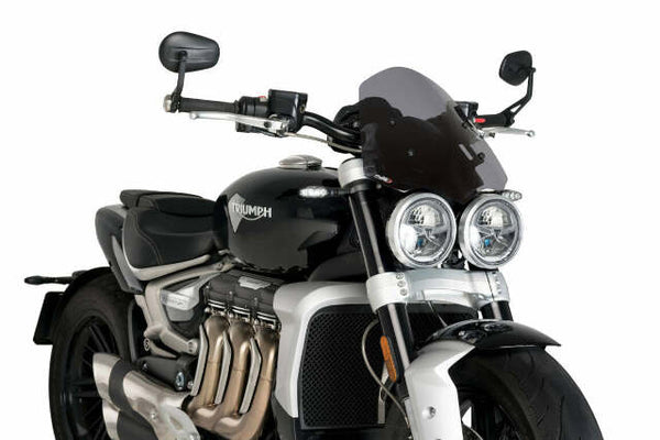 PUIG WINDSCREEN NAKED NEW GEN TOURING DARK SMOKE TRI 20283F