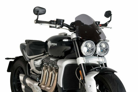 PUIG WINDSCREEN NAKED NEW GEN TOURING DARK SMOKE TRI 20283F