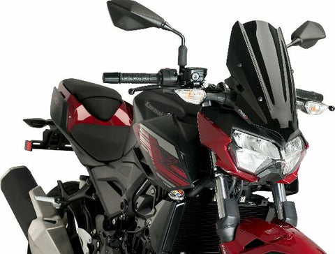 PUIG WINDSCREEN NAKED NEW GEN SPORT BLACK KAW 3548N