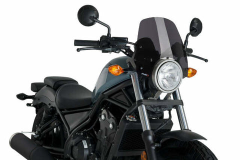 PUIG WINDSCREEN NAKED NEW GEN SPORT DARK SMOKE HON 3829F
