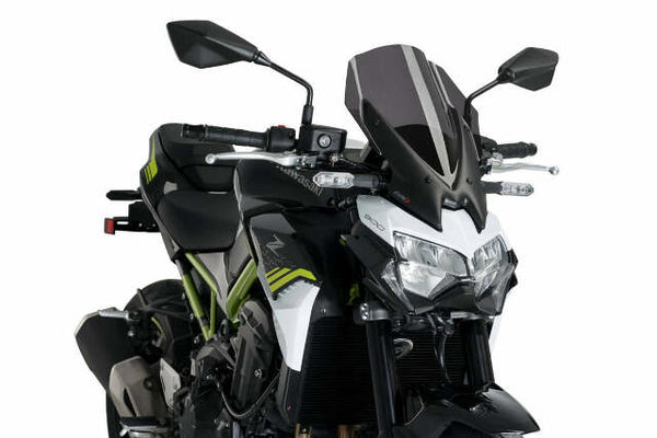 PUIG WINDSCREEN NAKED NEW GEN TOURING DARK SMOKE KAW 3841F