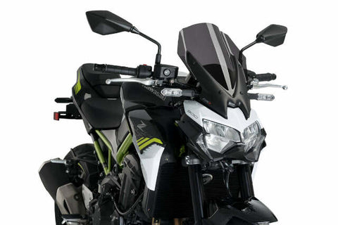PUIG WINDSCREEN NAKED NEW GEN TOURING DARK SMOKE KAW 3841F