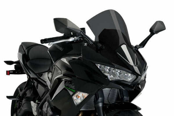 PUIG WINDSCREEN RACING DARK SMOKE KAW 3880F