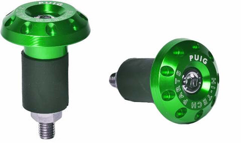 PUIG BAR-ENDS HI-TECH UNIVERSAL GREEN 6222V